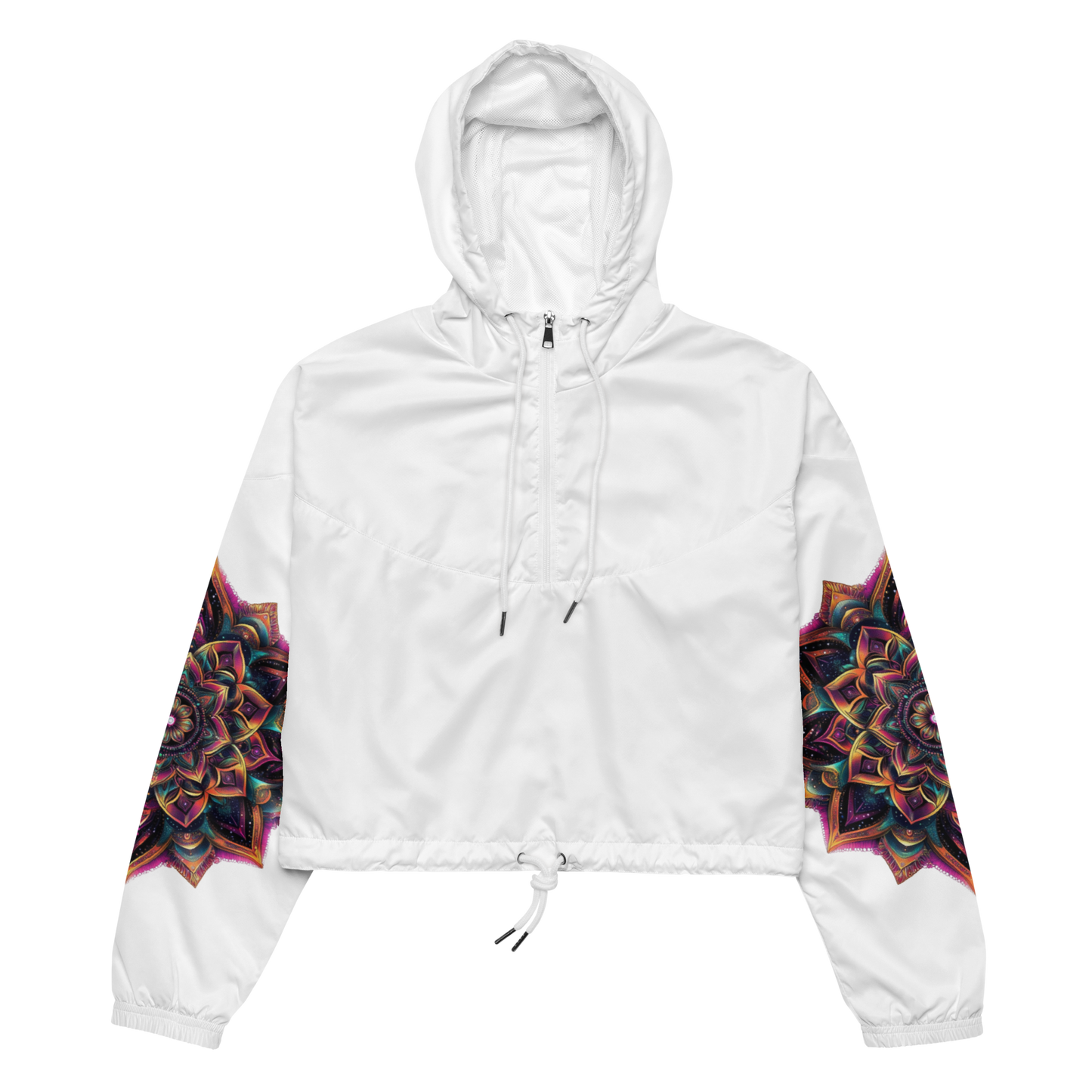 Mandala Blossom Women’s cropped windbreaker