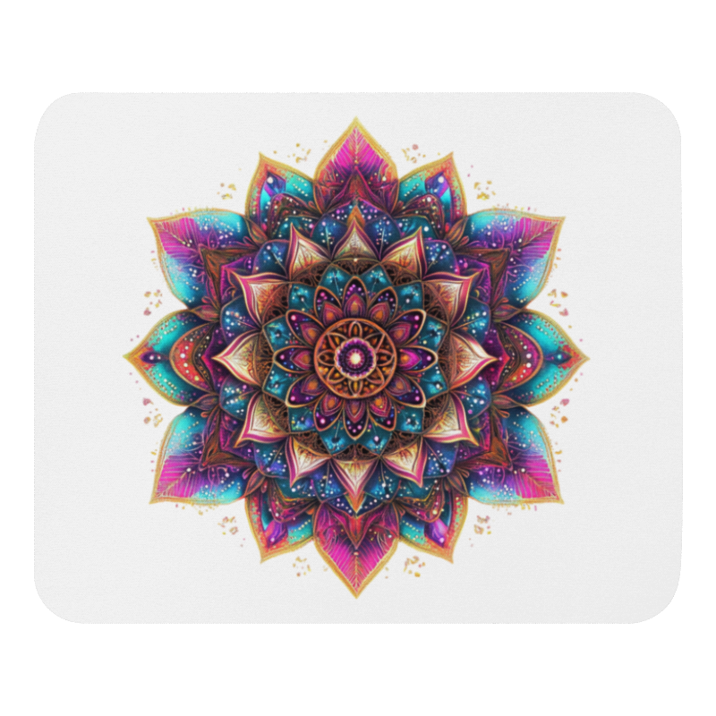 Aurora Mandala Mouse pad