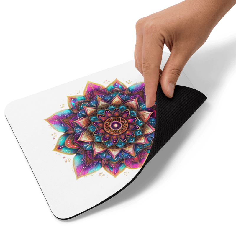 Aurora Mandala Mouse pad