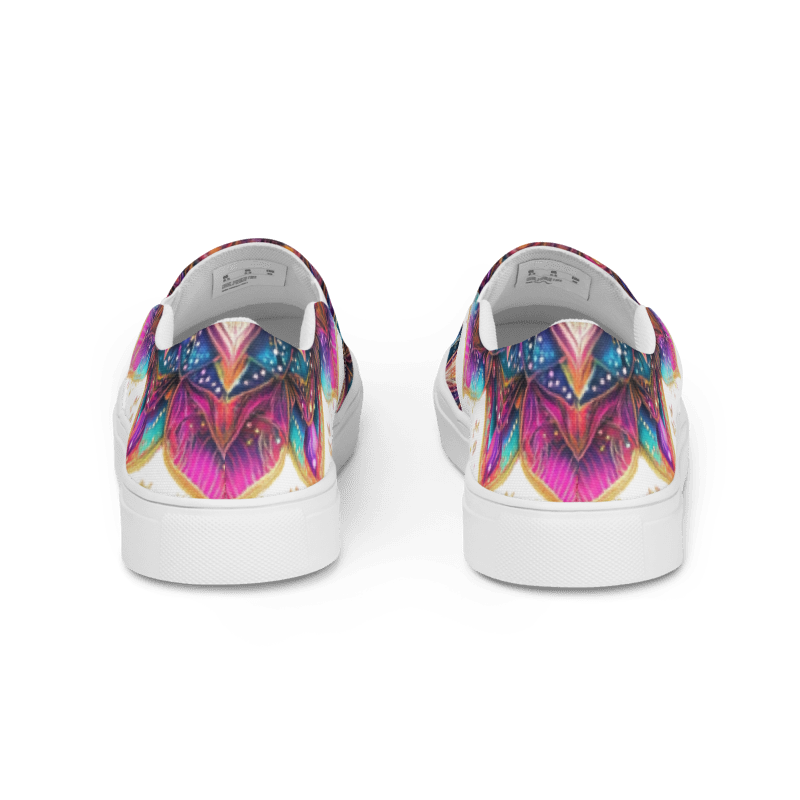 Aurora Mandala Men’s slip-on canvas shoes