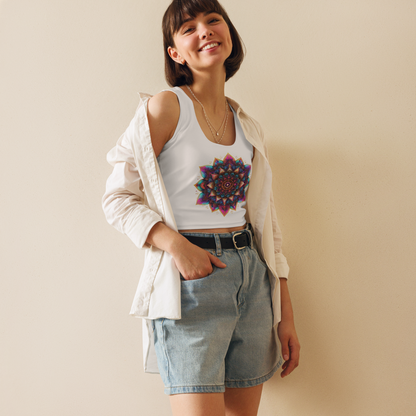 Aurora Mandala Crop Top