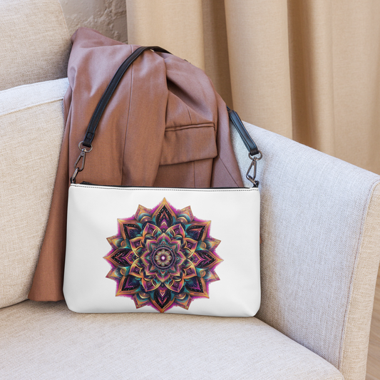 Mandala Blossom Crossbody Bag