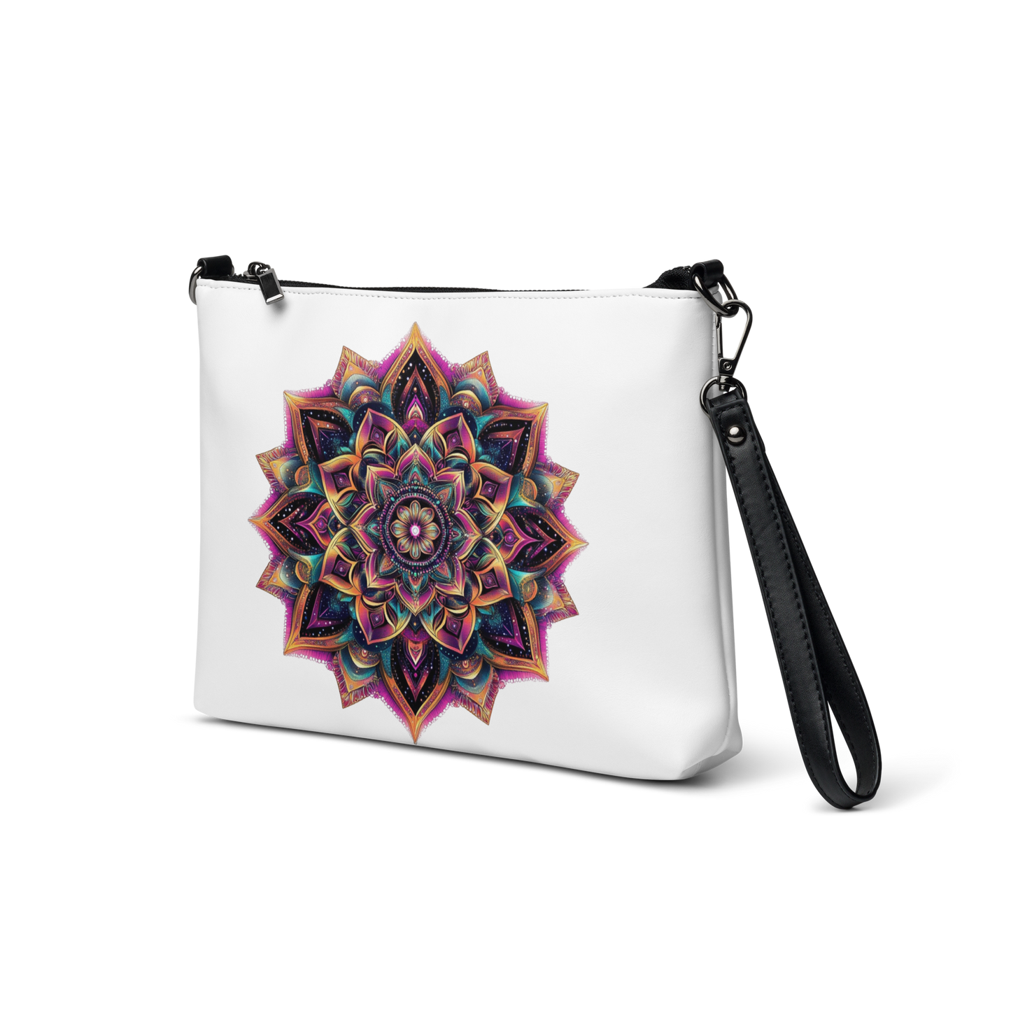 Mandala Blossom Crossbody Bag