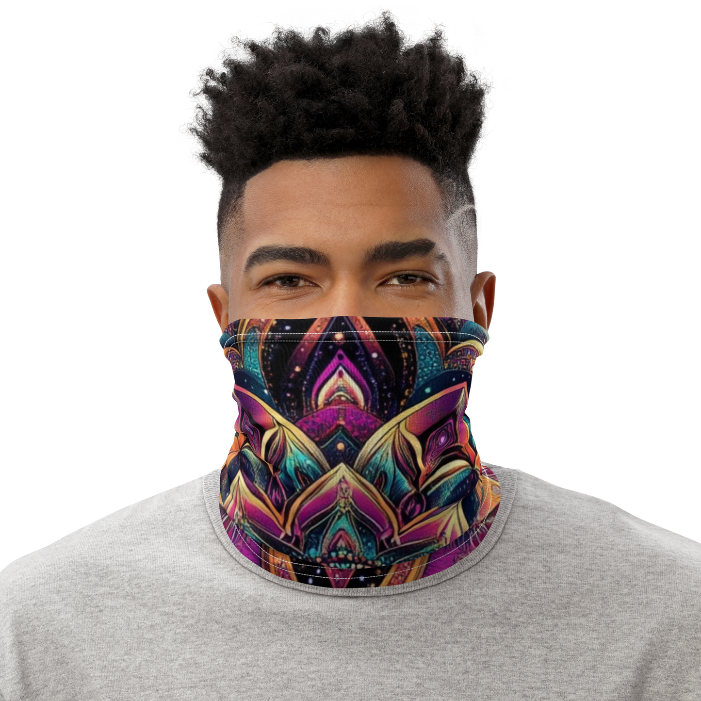 Mandala Blossom Neck Gaiter