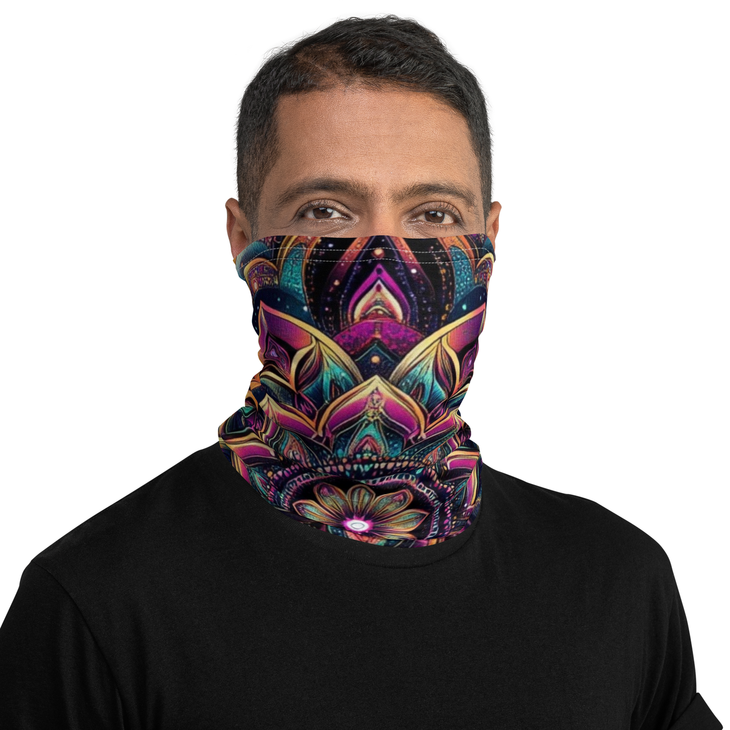 Mandala Blossom Neck Gaiter