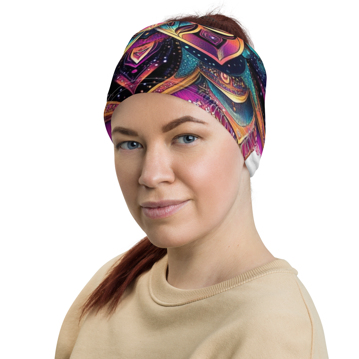 Mandala Blossom Neck Gaiter