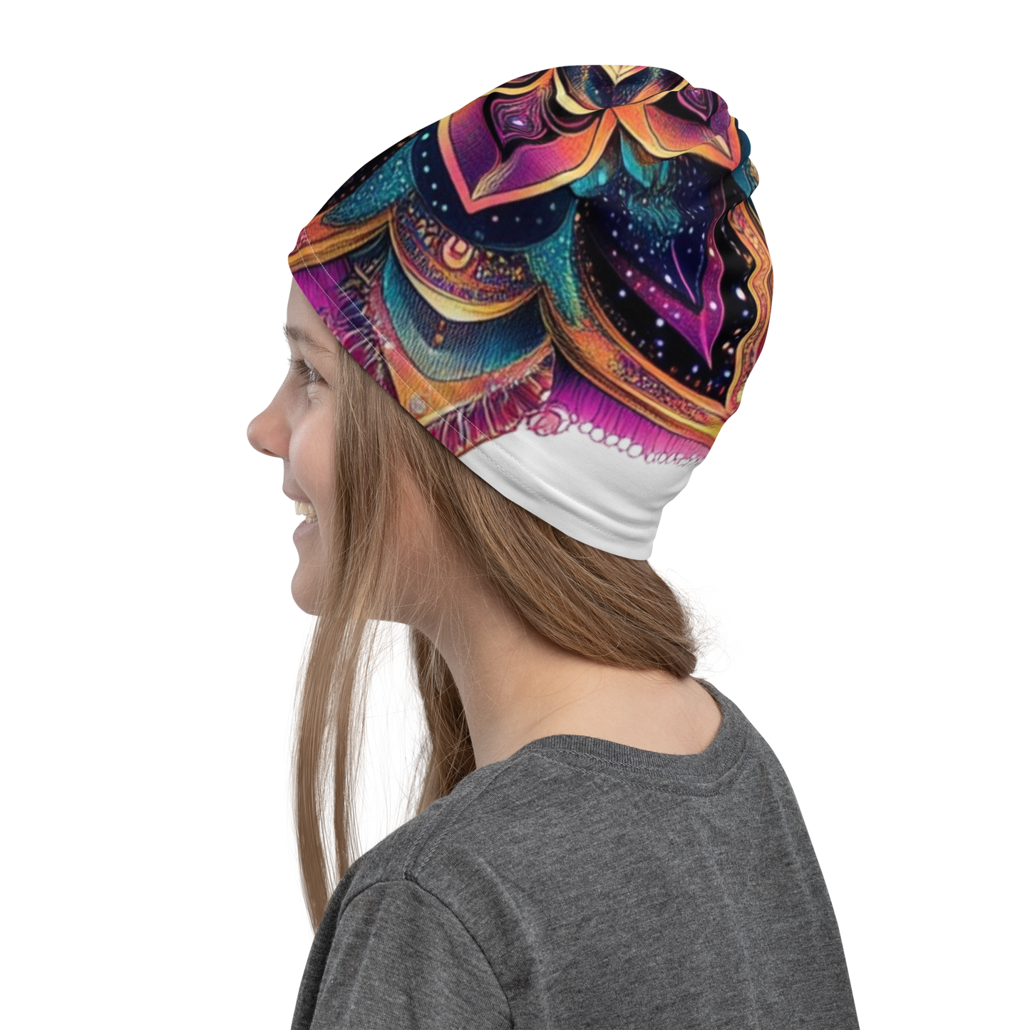 Mandala Blossom Neck Gaiter