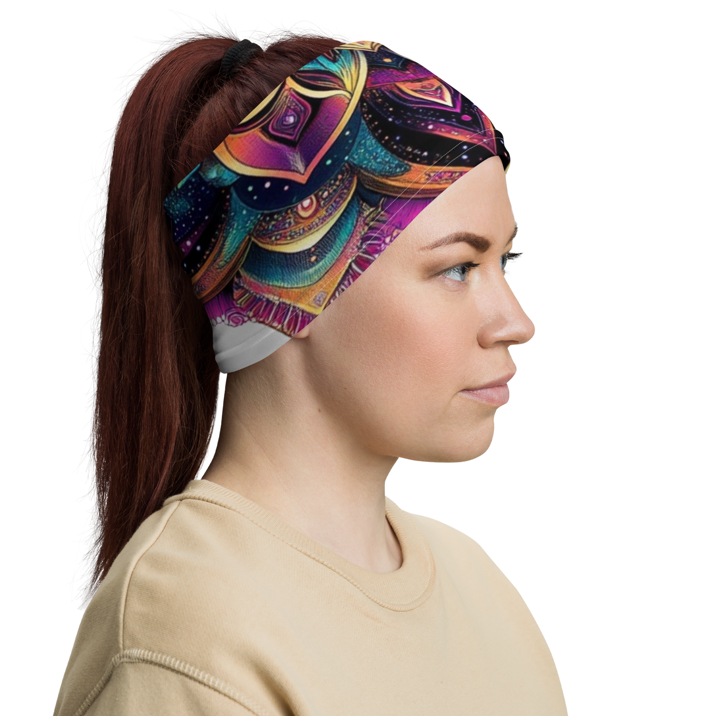 Mandala Blossom Neck Gaiter