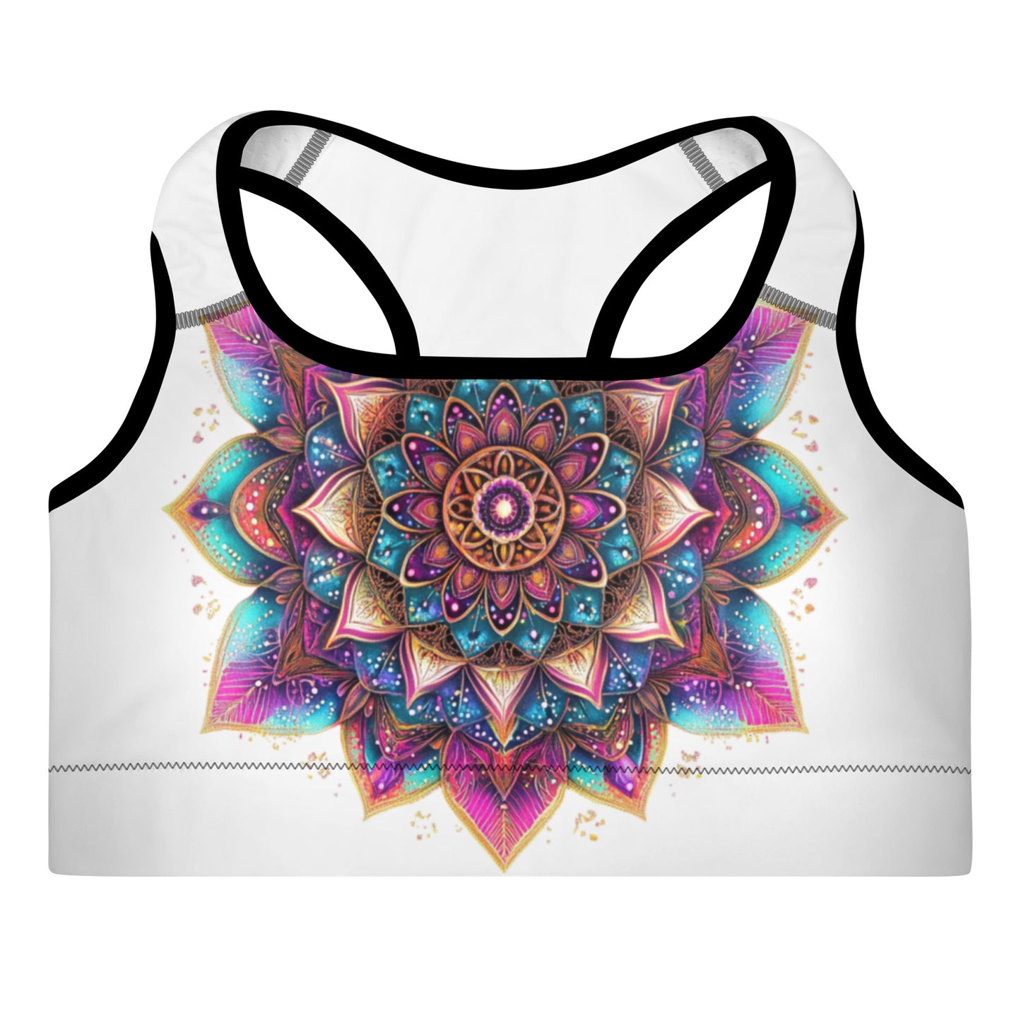 Aurora Mandala Padded Sports Bra