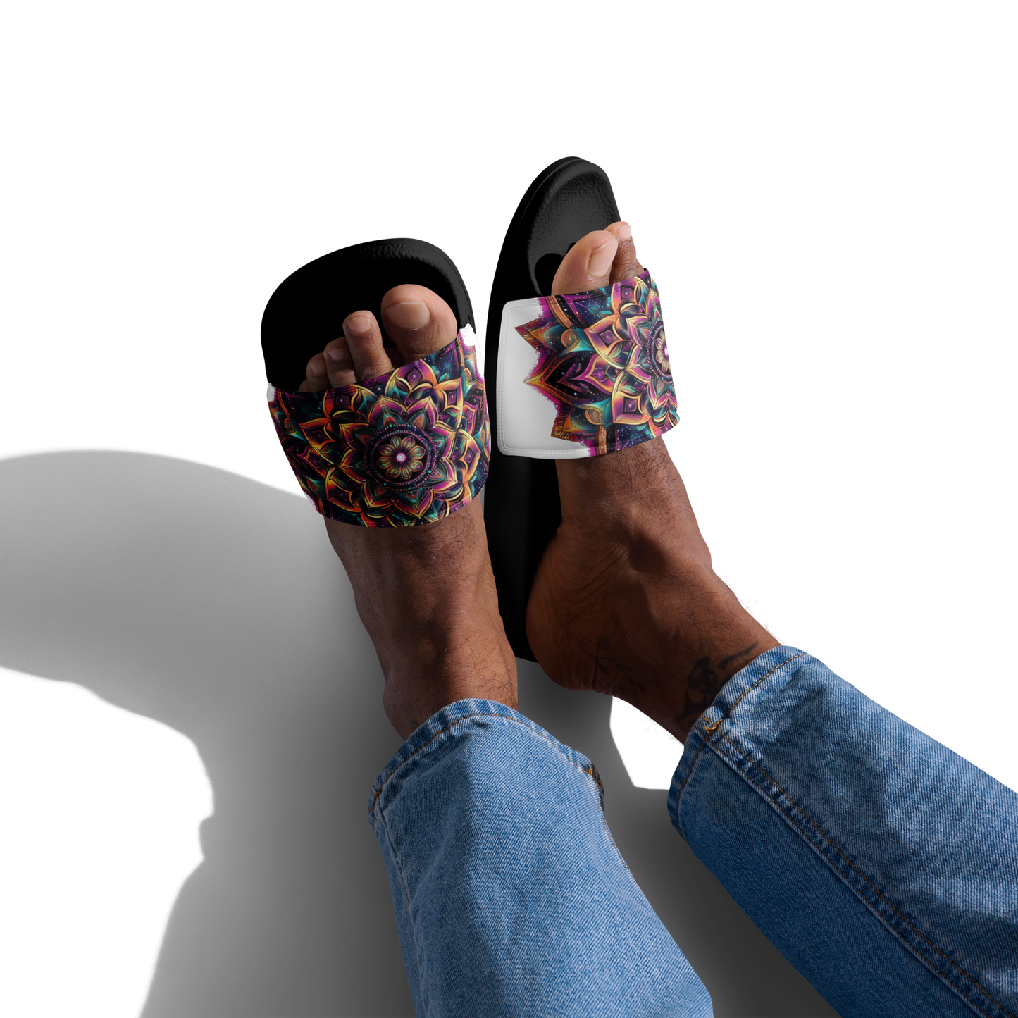 Mandala Blossom Men’s  Slides