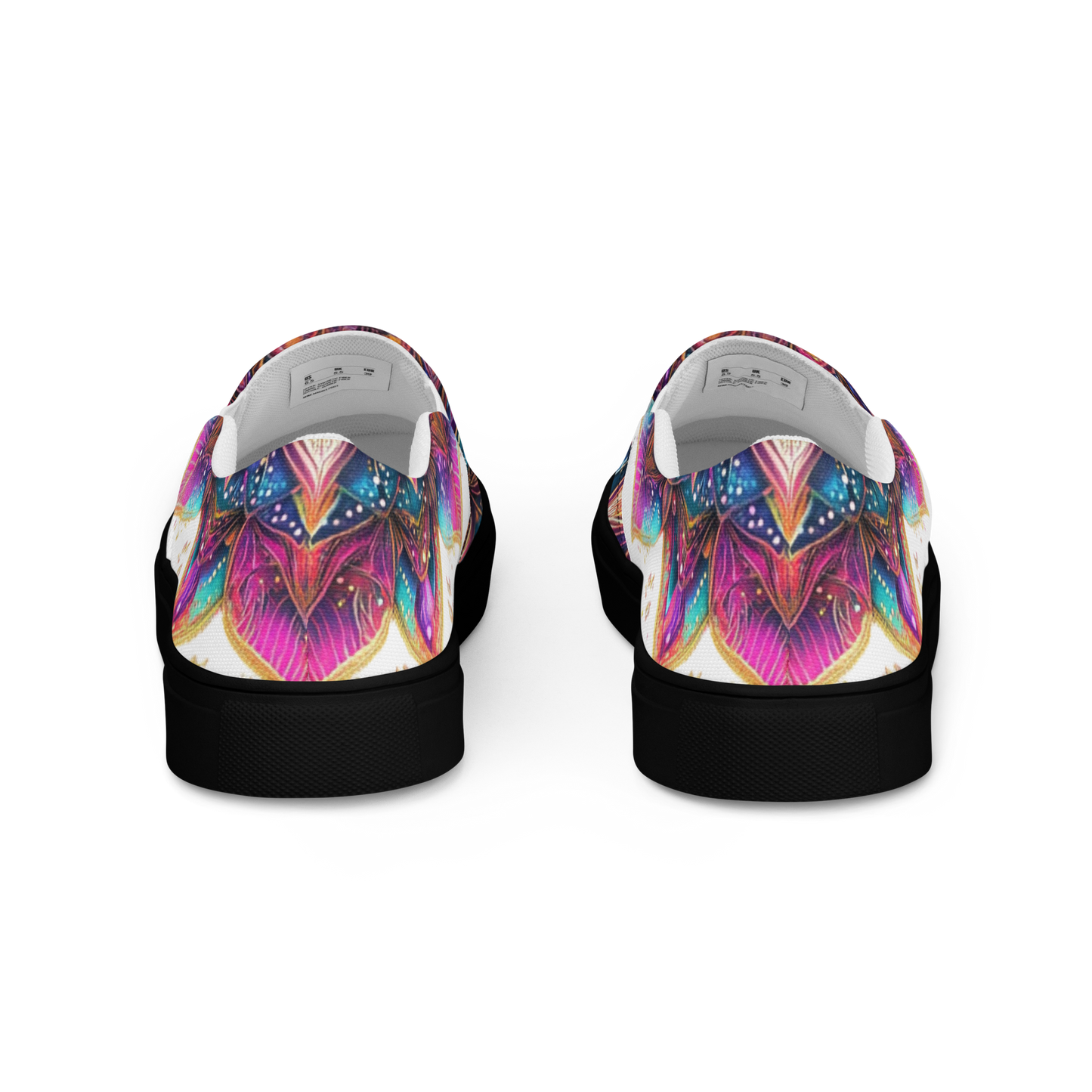 Aurora Mandala Men’s slip-on canvas shoes