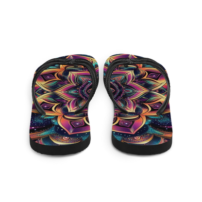 Mandala Blossom Flip Flops