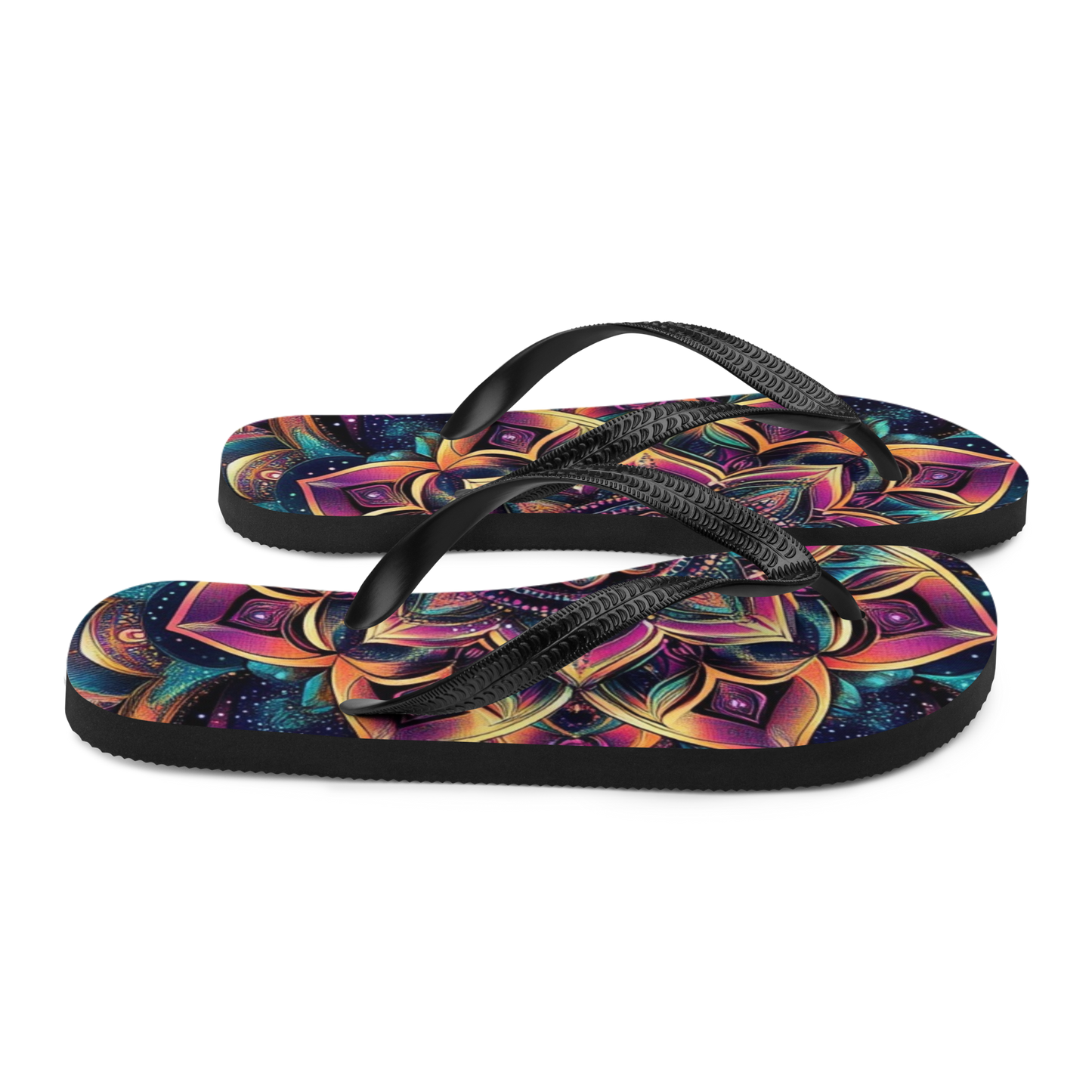 Mandala Blossom Flip Flops