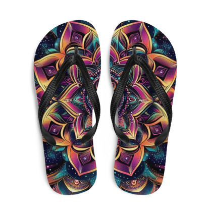 Mandala Blossom Flip Flops