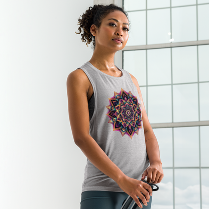 Mandala Blossom Ladies’ Muscle Tank