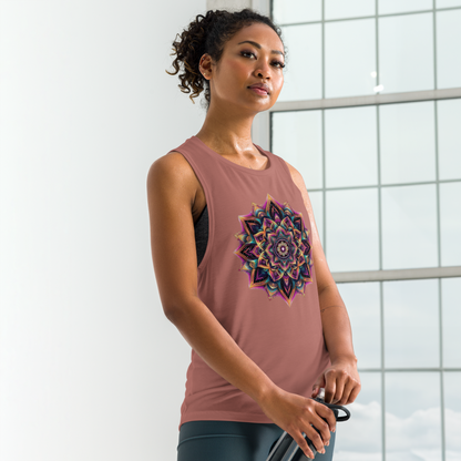 Mandala Blossom Ladies’ Muscle Tank